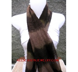 dark brown calm color fashion cotton scarves